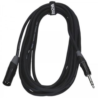 EC-A1-XLMPLM3-1 - 1 m XLR male to 1/4" Plug 3 Pole Mic Cable
