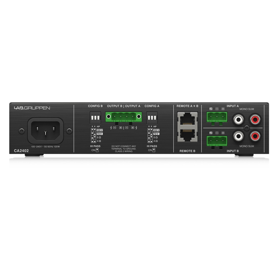 Lab Gruppen CA-2402 2 x 240W Commercial Amplifier - Image 3