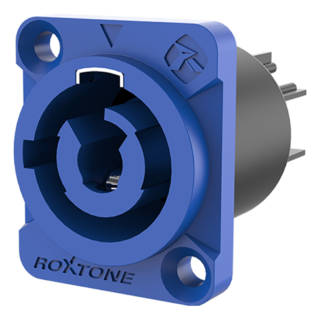 ROXTONE CONNECTOR POWERCON INPUT CHASSIS PLUG