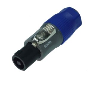 SP24FP - Speaker Connector with 4 pin Female Inline, Silver