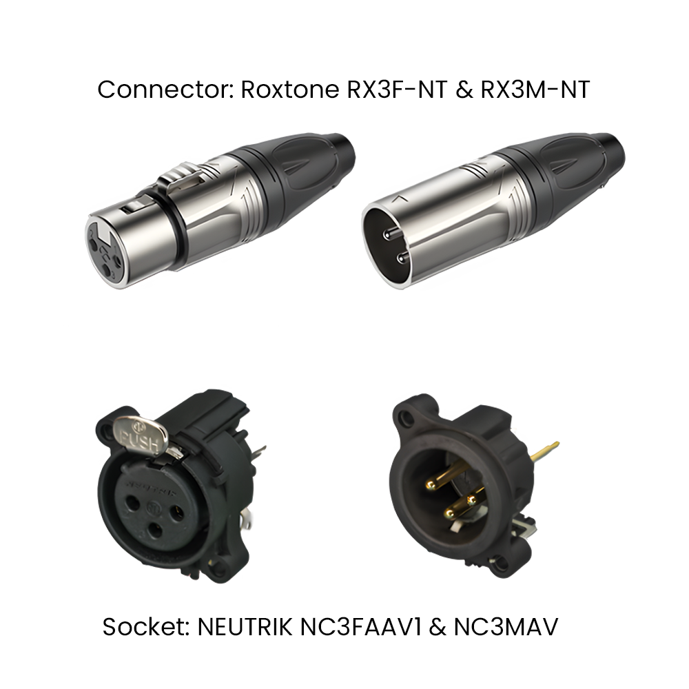 ROXTONE STAGE SNAKE 12X XLR MALE TO 4X XLR FEMALE 30M - Image 4