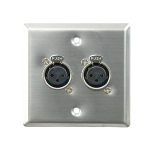 TECNIX Male 3-Pin XLR Connector
Silver Chassis