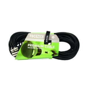 TECNIX 20 METER XLR MIC CABLE - BLACK