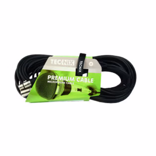 TECNIX 20 METER XLR MIC CABLE - BLACK