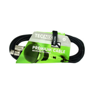 TECNIX 5 METER XLR MIC CABLE - BLACK