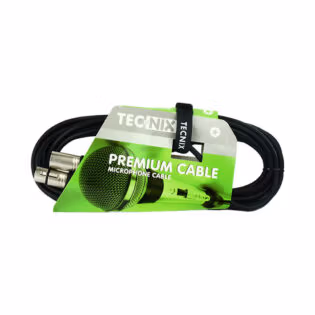 TECNIX 5 METER XLR MIC CABLE - BLACK