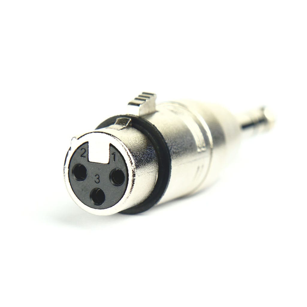 Tecnix XLR Female - Stereo 1/4" Silver Chassis Adaptor - Image 4
