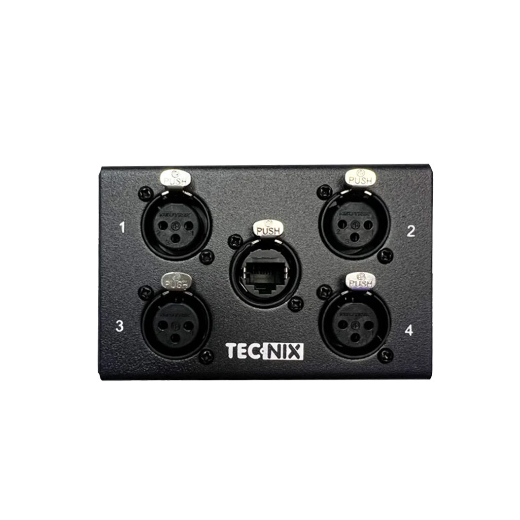 TECNIX NEUTRIK DISTIBUTION BOX - 4 X FEMALE XLR - Image 5