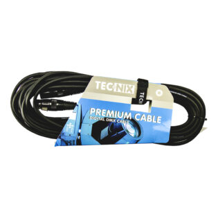 TECNIX 10 METER DMX CABLE - BLACK