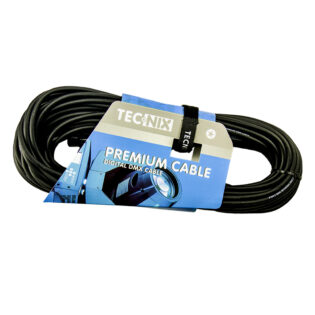 TECNIX 20 METER DMX CABLE - BLACK