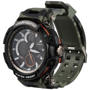 Volkano Routine Series Sports Watch - Green Camo