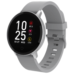 Volkano Active Tech Trend Series Watch with Heart Rate Monitor - Silver