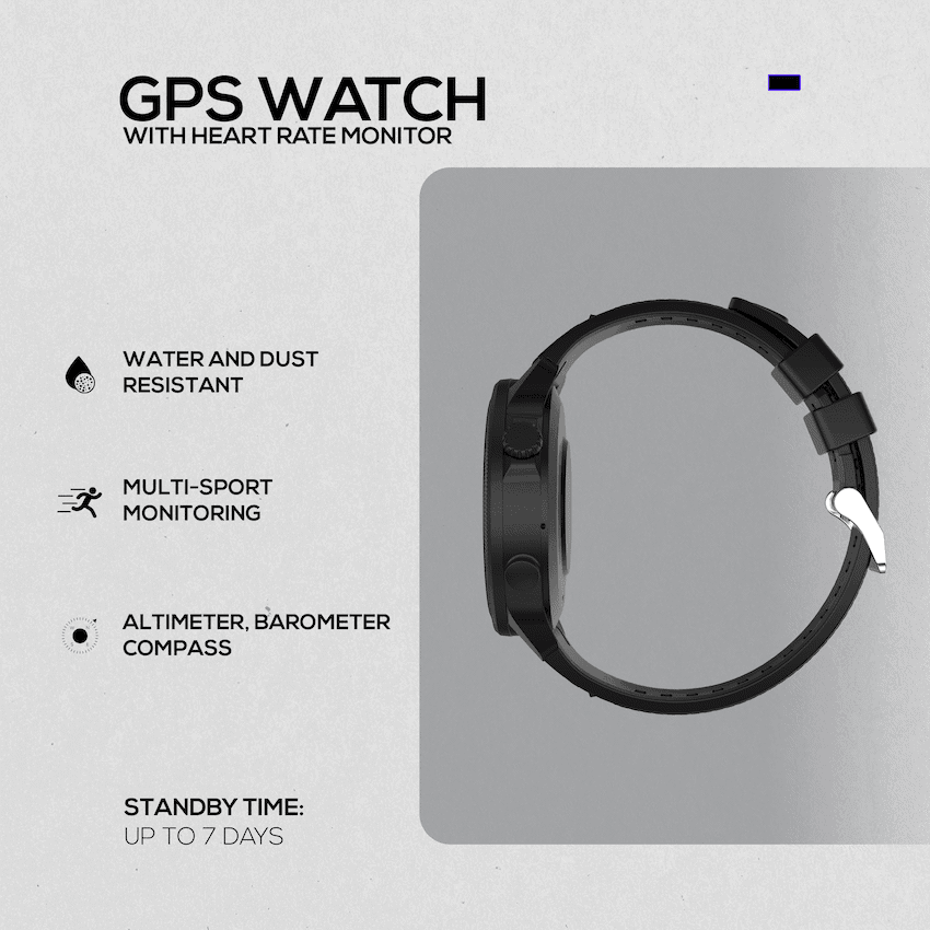 Volkano Active Tech Adrenaline Series GPS Watch with Heart Rate - Image 10
