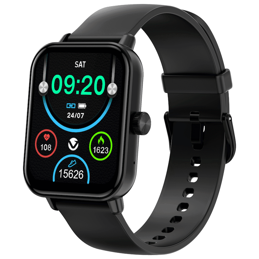Volkano Chroma Series Smartwatch with Black Strap - Image 10