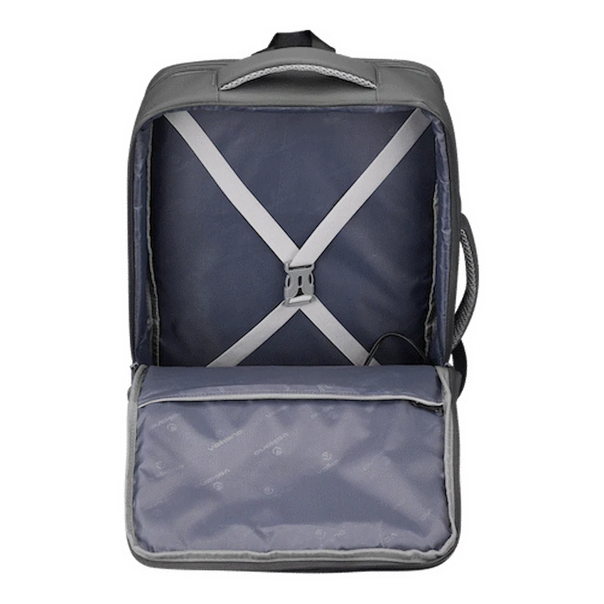 Volkano Under-Seat Traveller Backpack Charcoal - Image 10