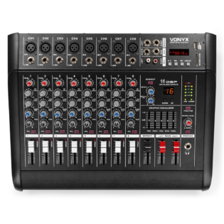 VONYX AM8A MUSIC MIXER DSP/BT/SD/USB/MP3 8-CH