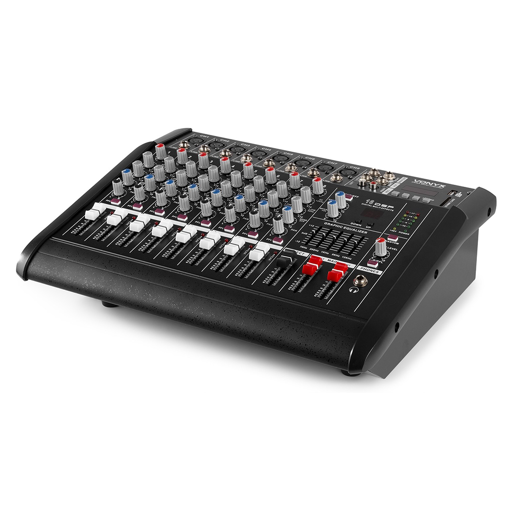 VONYX AM8A MUSIC MIXER DSP/BT/SD/USB/MP3 8-CH - Image 3