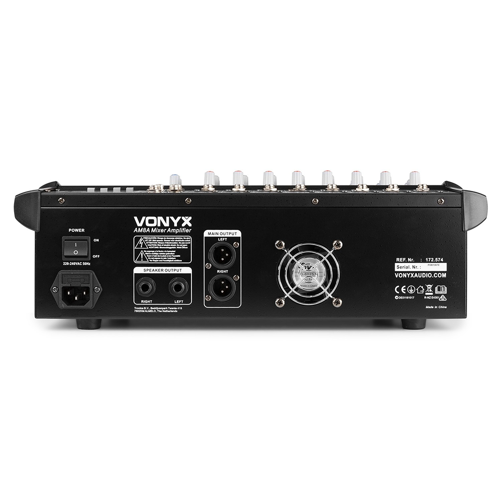 VONYX AM8A MUSIC MIXER DSP/BT/SD/USB/MP3 8-CH - Image 5