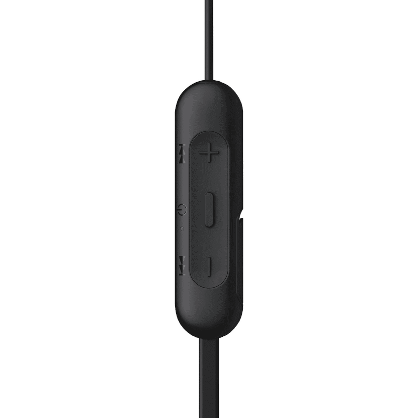 Sony WI-C200 (Black) Wireless Earphones with magnetic housing and matte finish - Image 2