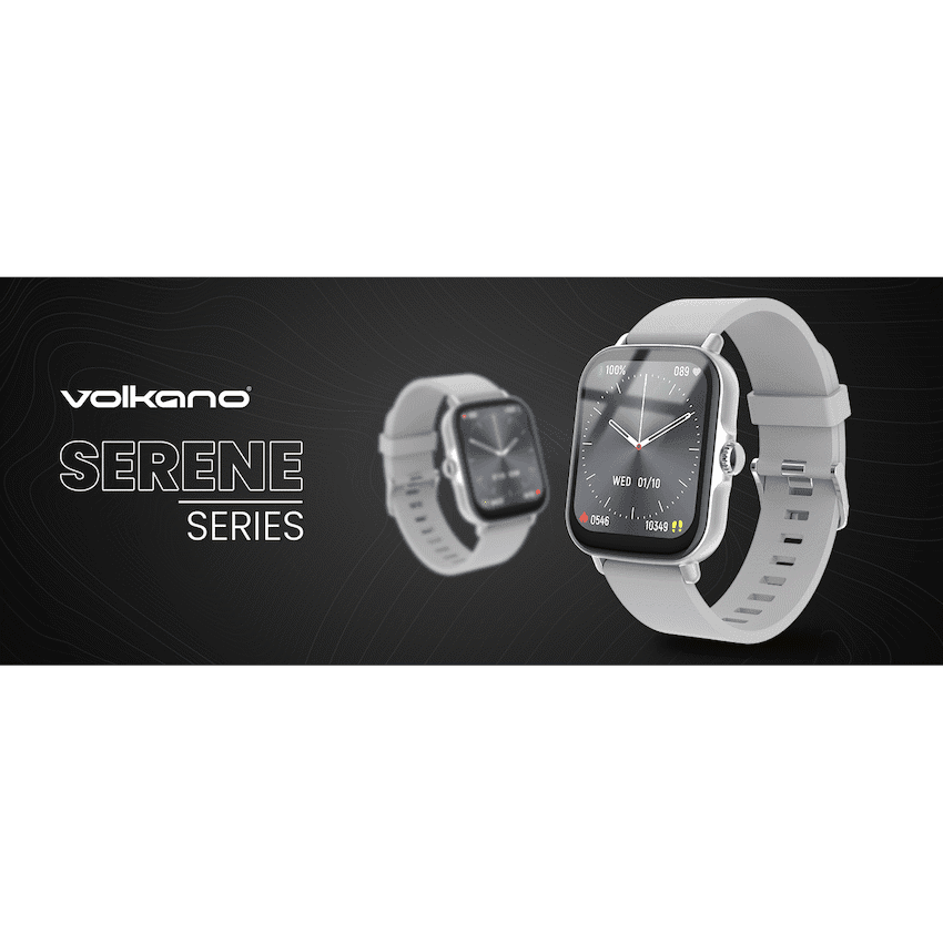 Volkano Active Tech Serene series Watch with heart rate monitor - Silver - Image 2