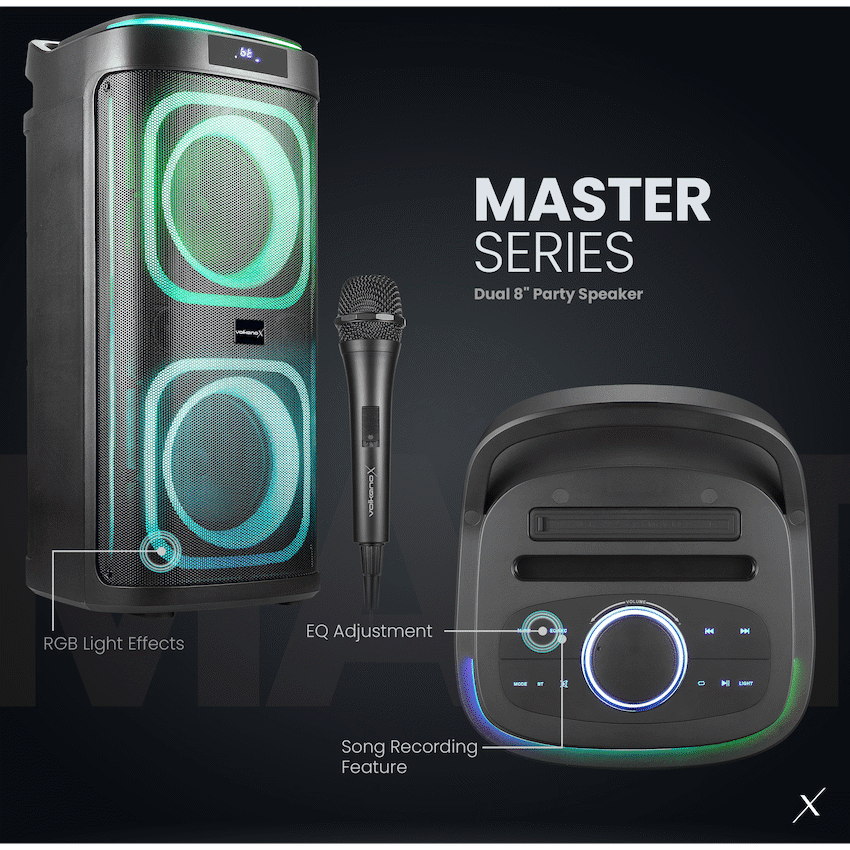 VolkanoX Master Series Dual 8" Party Speaker - Image 3