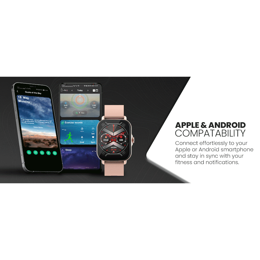 Volkano Active Tech Serene series Watch with heart rate monitor - Gold - Image 3