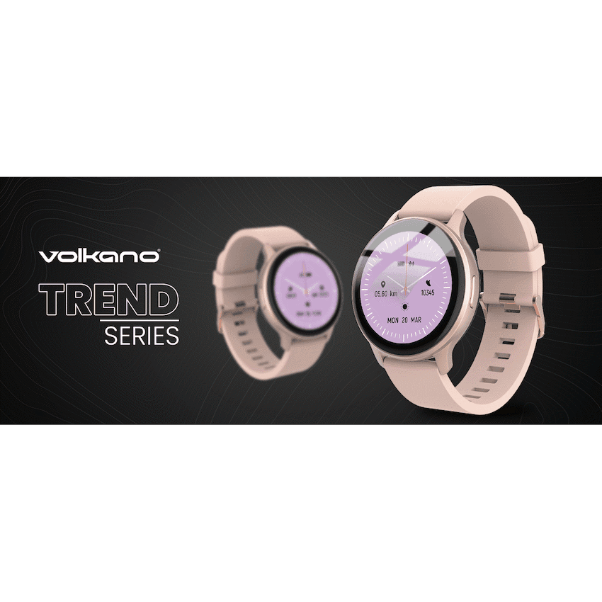 Volkano Active Tech Trend series Watch with heart rate monitor - Gold - Image 3