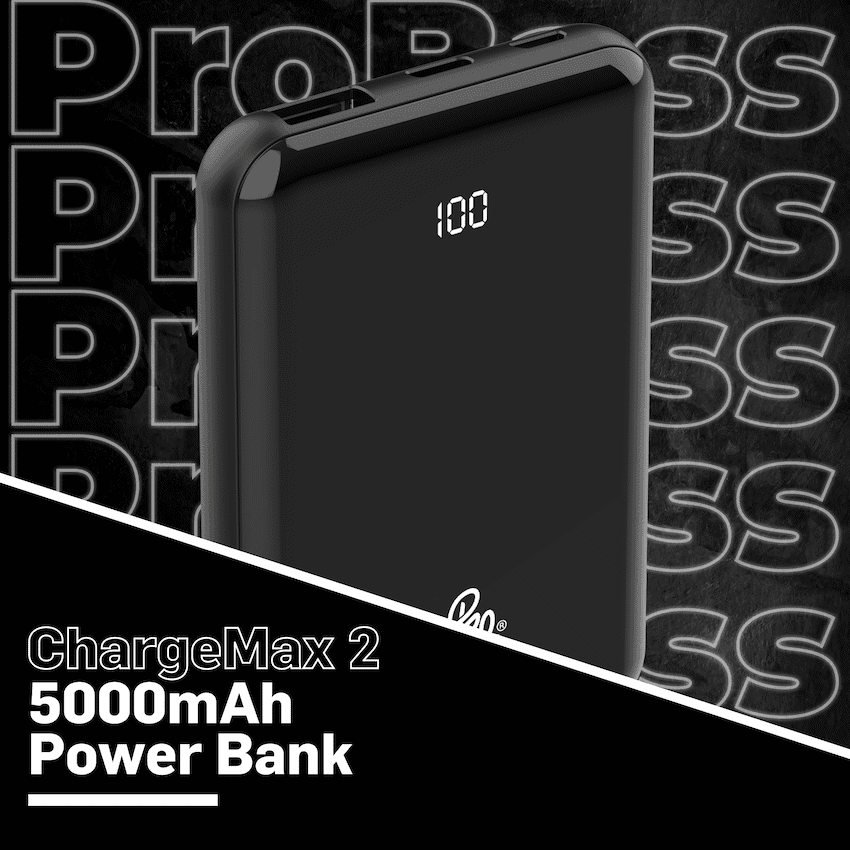 Pro Bass - ChargeMax 2 5000mAh power bank - Black - Image 4