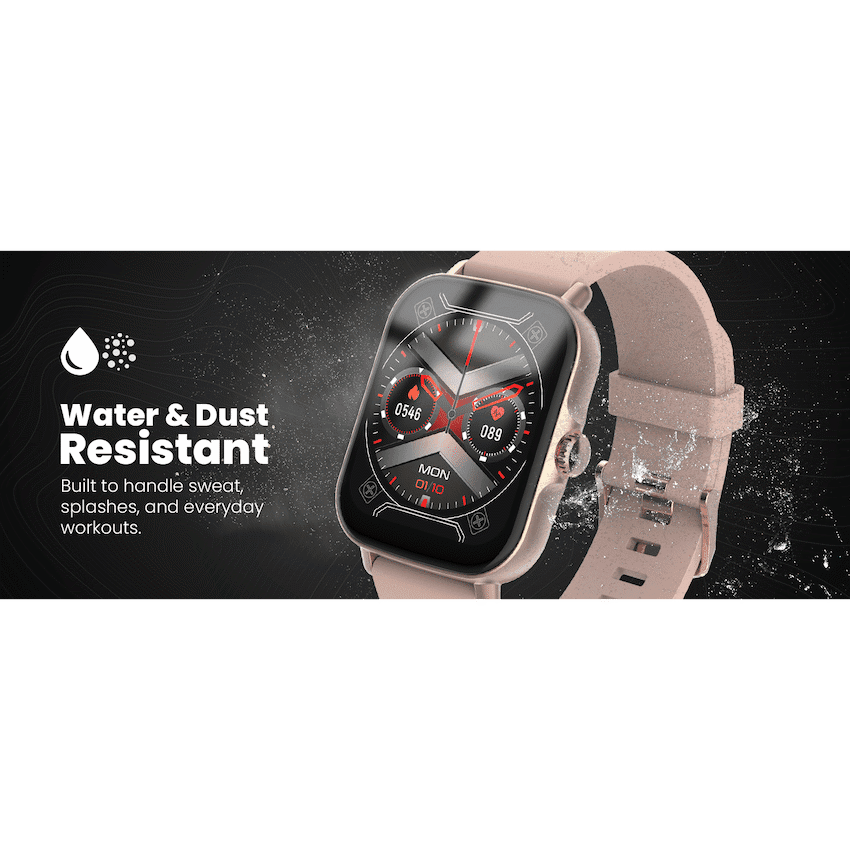 Volkano Active Tech Serene series Watch with heart rate monitor - Gold - Image 4
