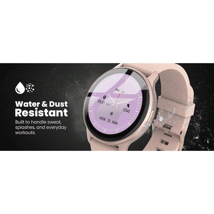 Volkano Active Tech Trend series Watch with heart rate monitor - Gold - Image 4