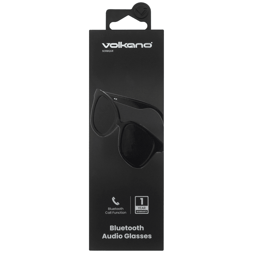 Volkano Sonique Series Bluetooth Audio Glasses - Dark Lenses - Image 4