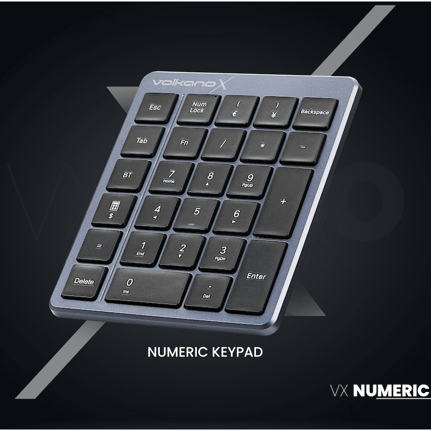Volkano X Numeric Series Keypad With Scissor keys - Black - Image 5