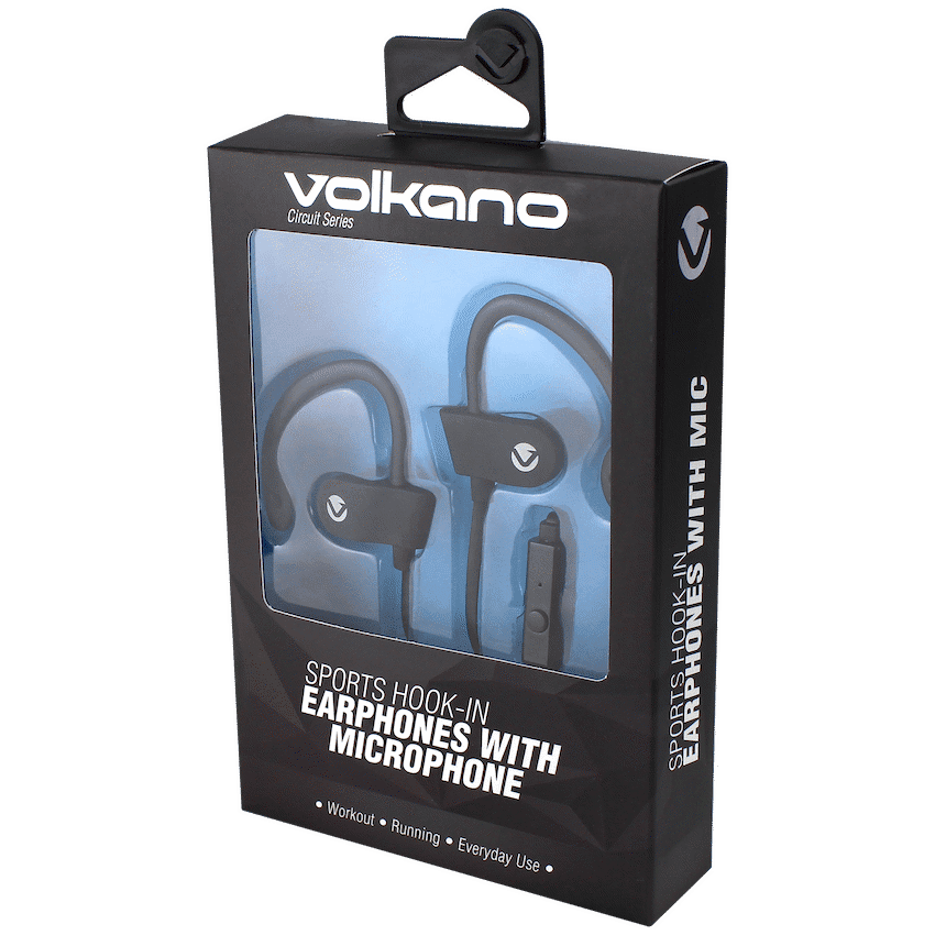 Volkano Circuit Series Sports Hook-In Earphones with Mic - Image 5