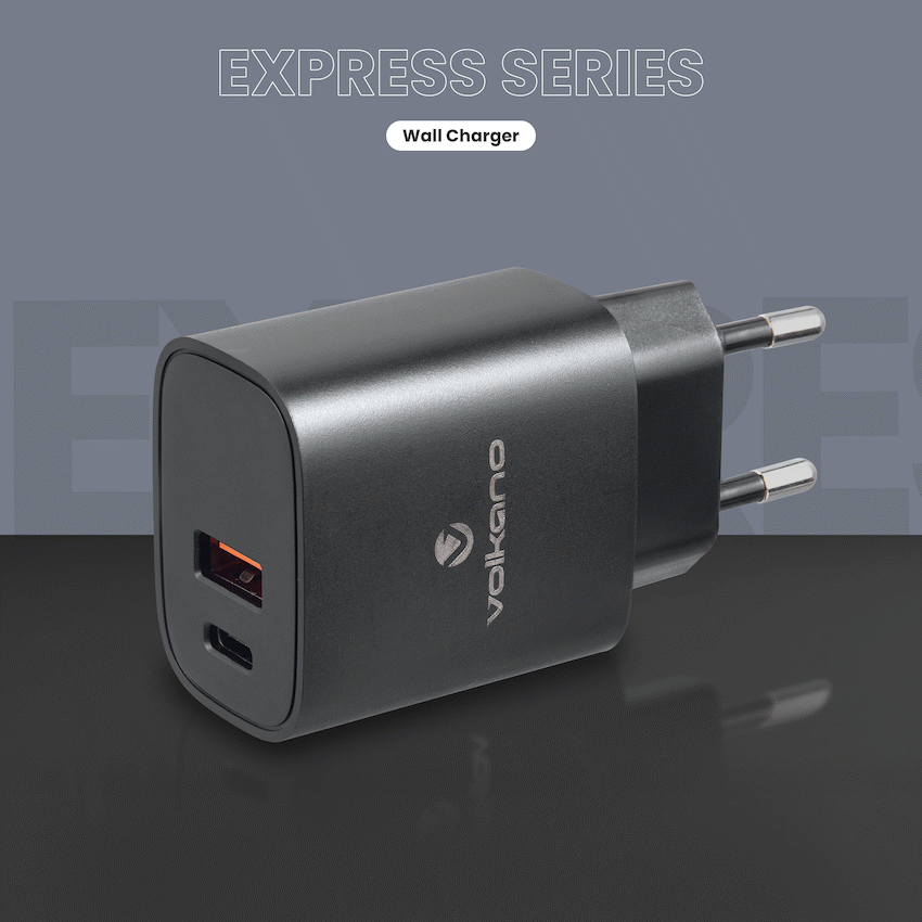 Volkano Express Series QC3.0 + PD Wall Charger - 20w with Cable - Image 6