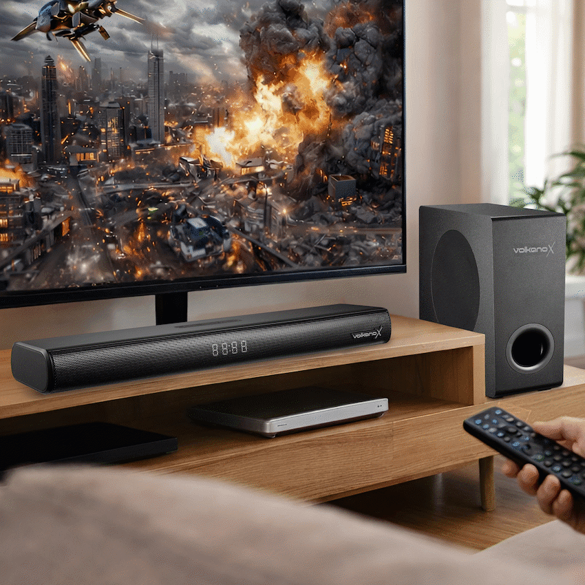 VolkanoX Empire 2.1 Soundbar with Wireless Sub-Woofer - Image 6
