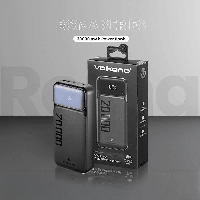 Volkano Roma Series 20000mah PD 22.5w Power Bank - Image 6