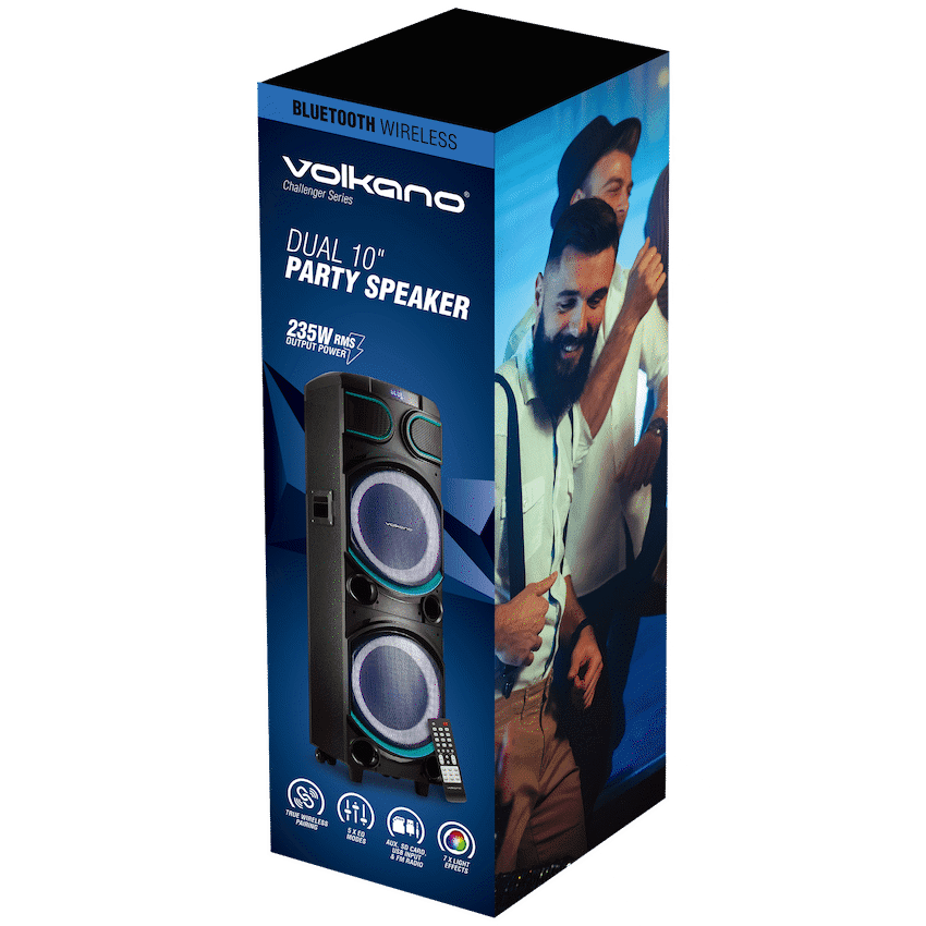 Volkano Challenger series Dual 10" Party Speaker - Image 6