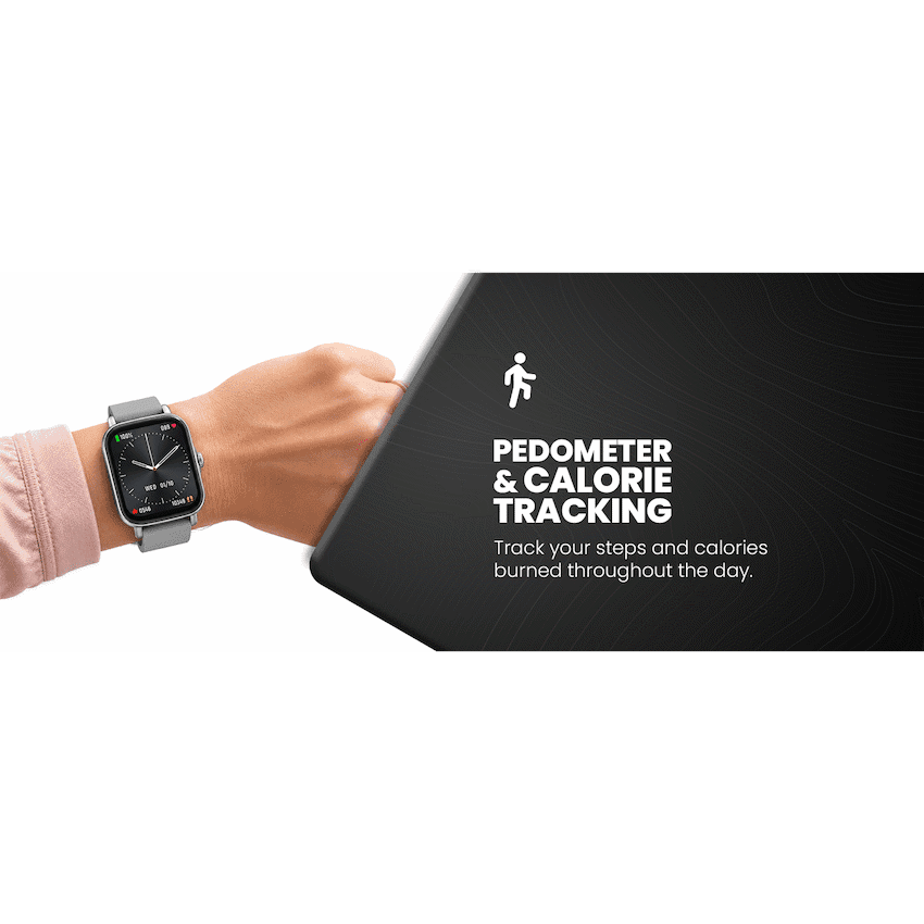 Volkano Active Tech Serene series Watch with heart rate monitor - Silver - Image 6