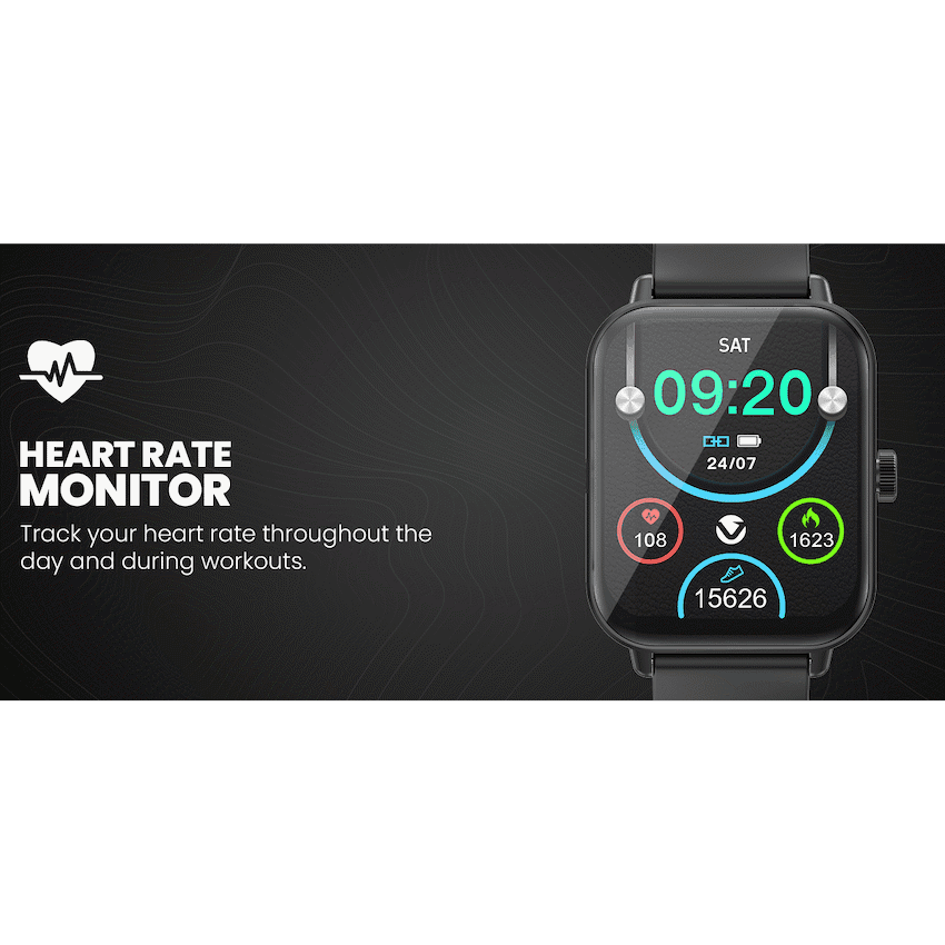 Volkano Chroma Series Smartwatch with Black Strap - Image 6