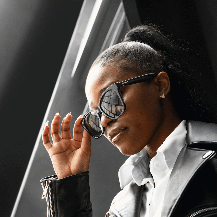 Volkano Sonique Series Bluetooth Audio Glasses - Dark Lenses - Image 6