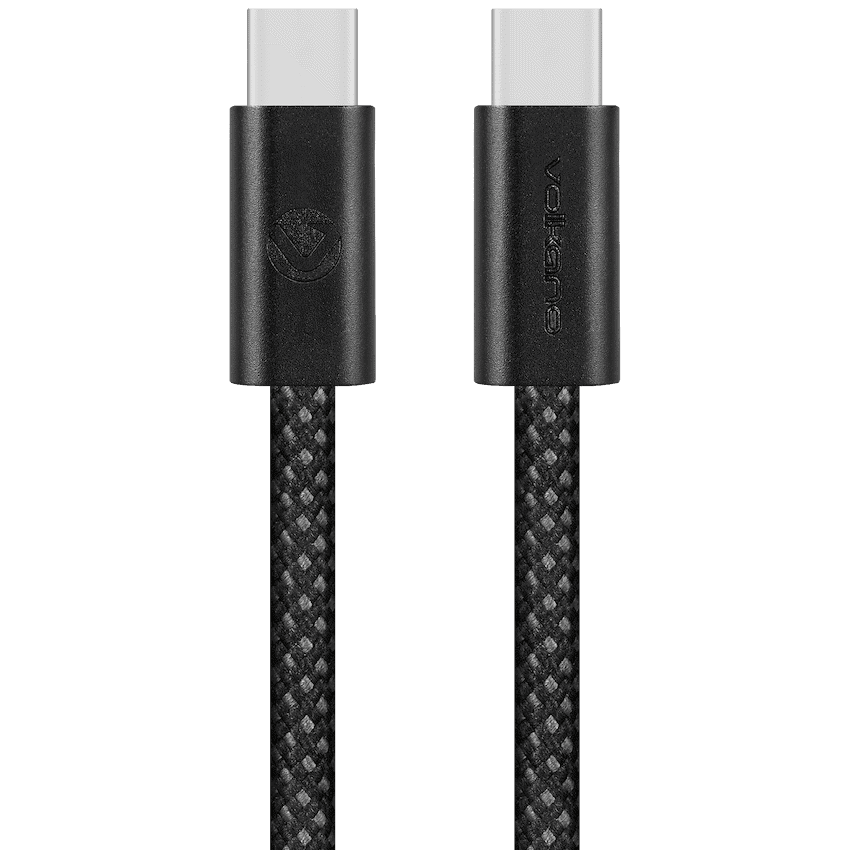 Volkano Weave Series 60w USB C to USB C 1.2m-Black - Image 7