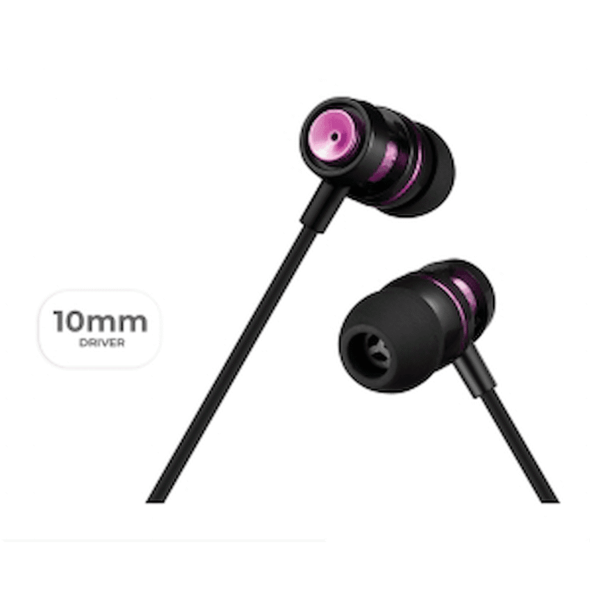 Volkano Alloy series metal earphone - Purple - Image 7