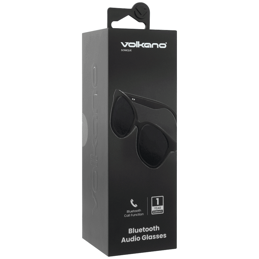 Volkano Sonique Series Bluetooth Audio Glasses - Dark Lenses - Image 7