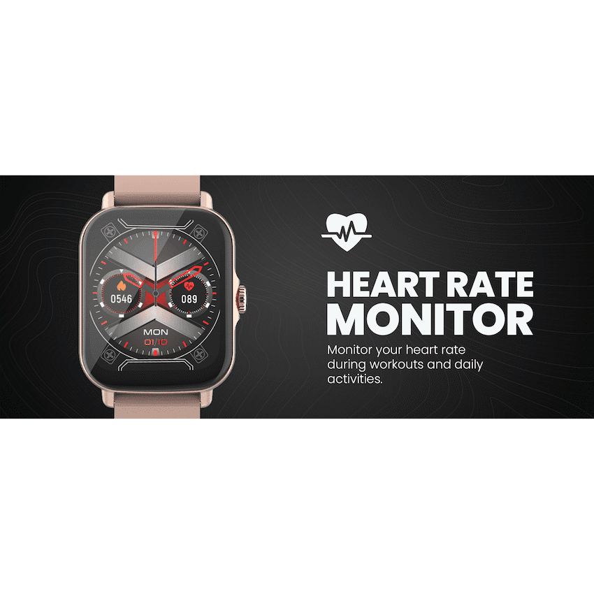Volkano Active Tech Serene series Watch with heart rate monitor - Gold - Image 8