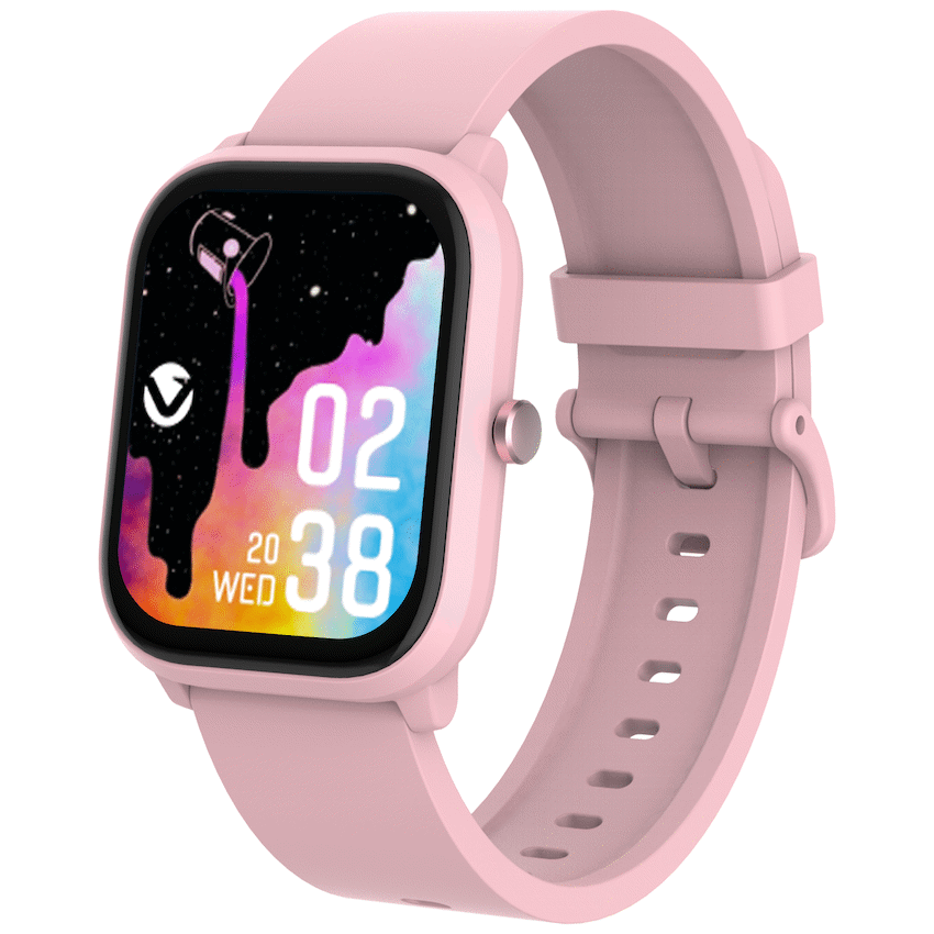 Volkano Vivo Series Kids Smart Watch - Pastel Pink - Image 9