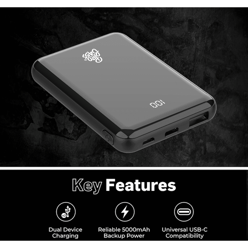 Pro Bass - ChargeMax 2 5000mAh power bank - Black - Image 9