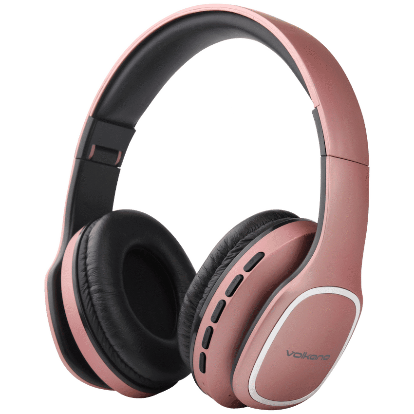 Volkano Phonic Series Bluetooth Full-Size Headphones - Rose Gold - Image 9