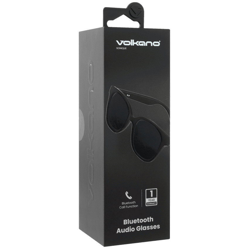 Volkano Sonique Series Bluetooth Audio Glasses - Dark Lenses - Image 9