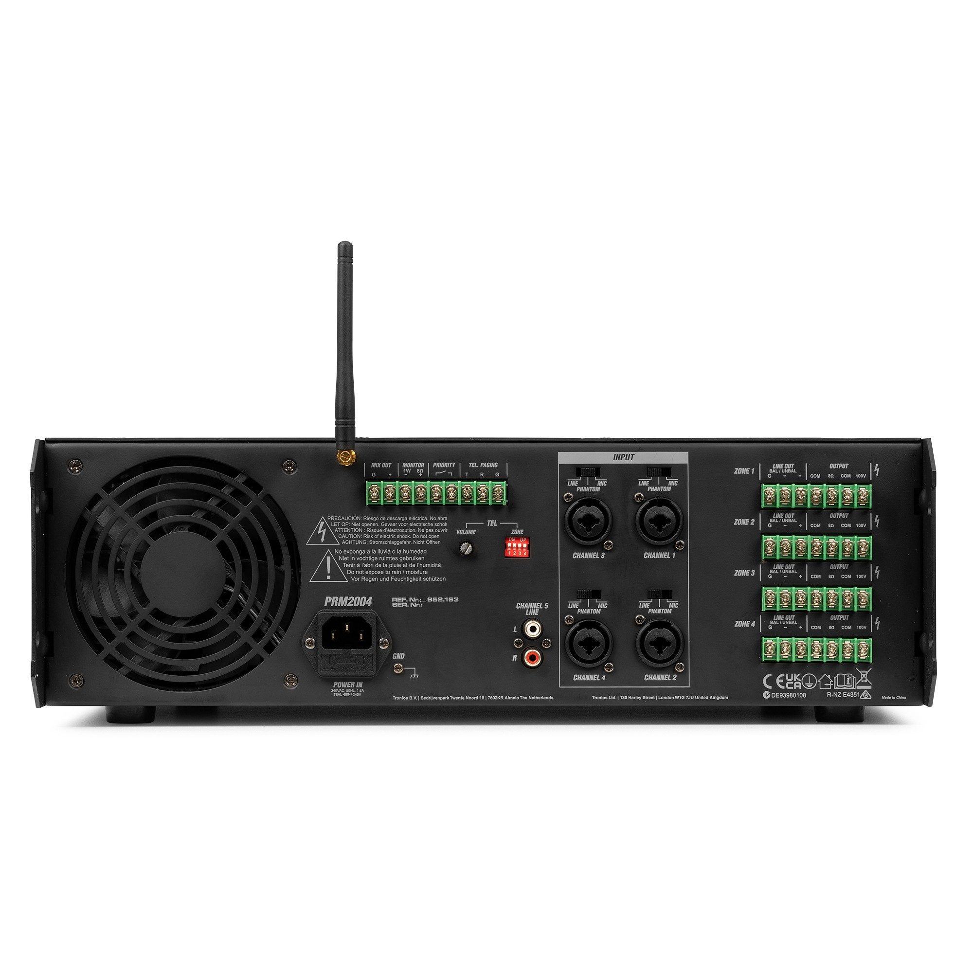 PDM PAM2004 100V MIXER AMPLIFIER 200W BT 4 ZONE - Image 7