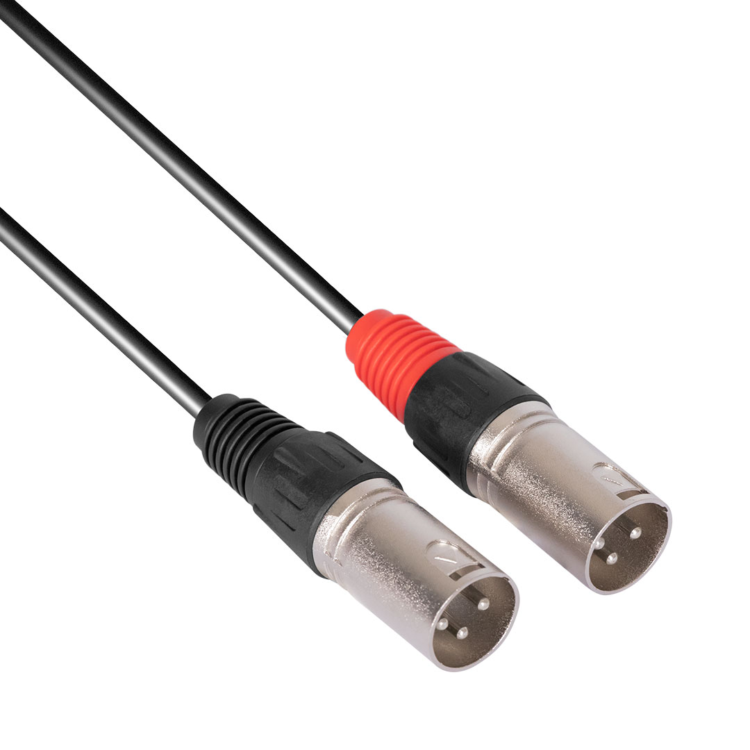 XMAX Dual Mono Jack-Dual XLR Male 1.5m - Image 3